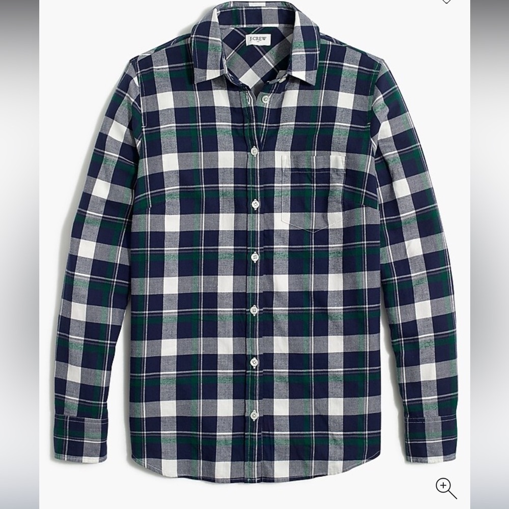 J.Crew Plaid Flannel Women’s Shirt S